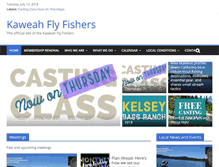 Tablet Screenshot of kaweahflyfishers.org